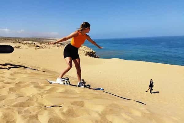 Sandboarding Tour from Agadir: Timlalin Dunes and Canyons photo 1